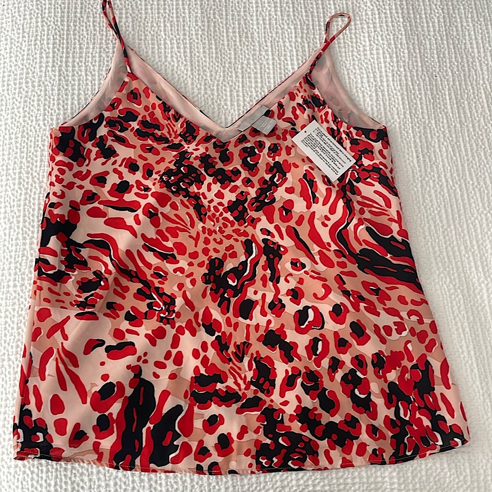 Colorful dressy sleeveless top